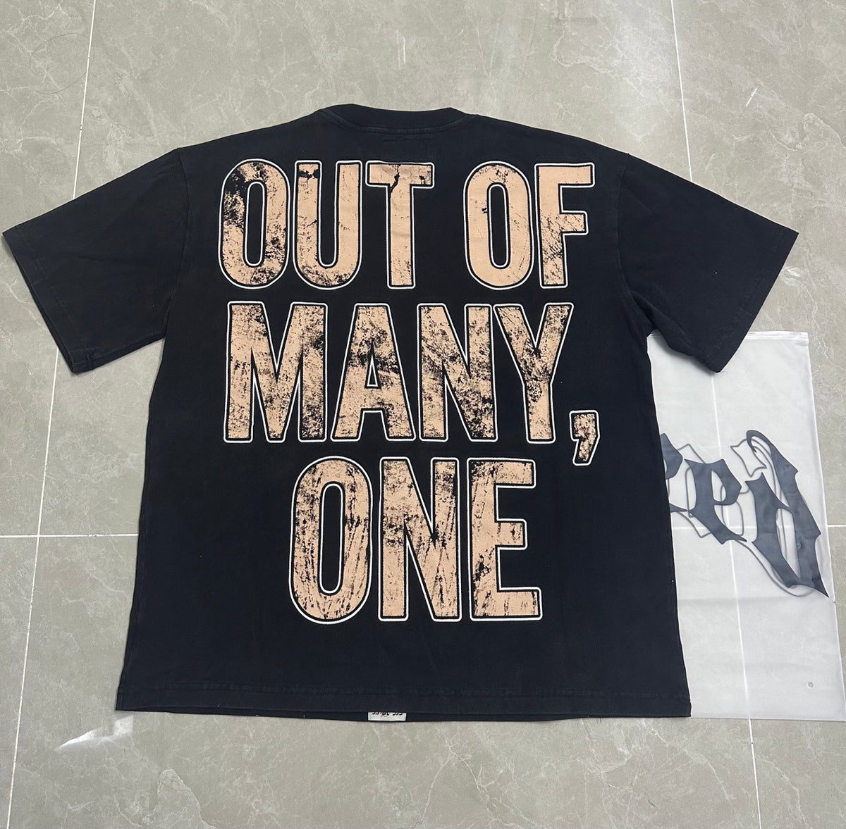 Godspeed Skeleton Astronaut Short Sleeve Tee (Washed Black)