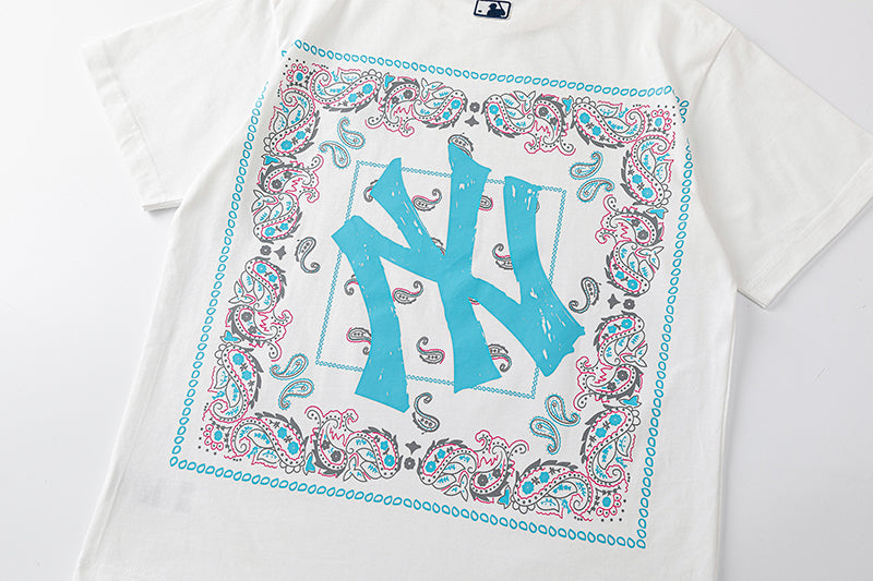 NY Yankees Paisley Box Graffiti T-Shirt