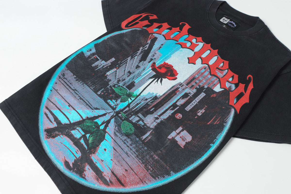 Godspeed Urban City Rose Vintage Graphic Tee