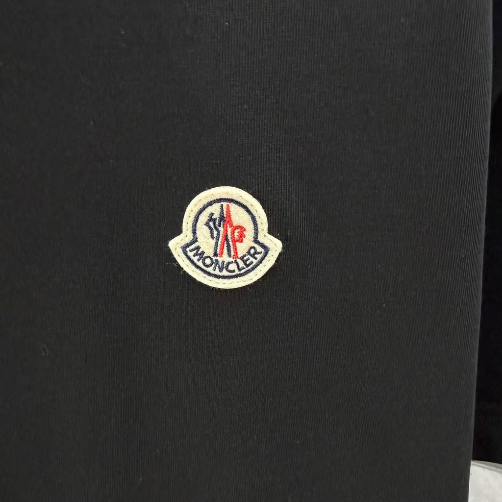 Moncler Logo‑Patch Short‑Sleeve Cotton T‑Shirt