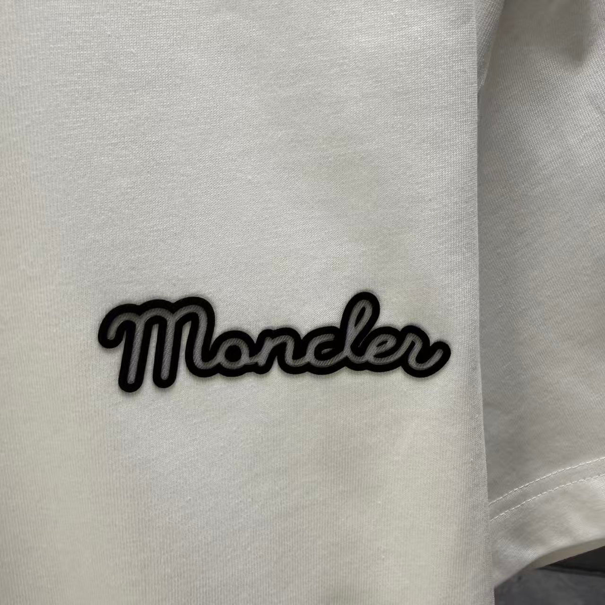 Moncler Script Logo T-Shirt White