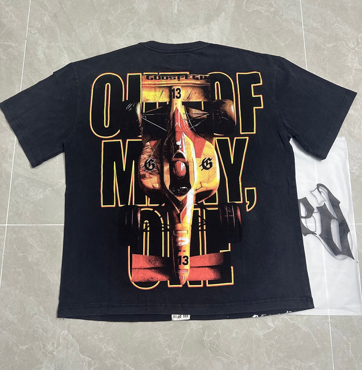 Godspeed Victory Lap Short Sleeve Tee (Washed Black)