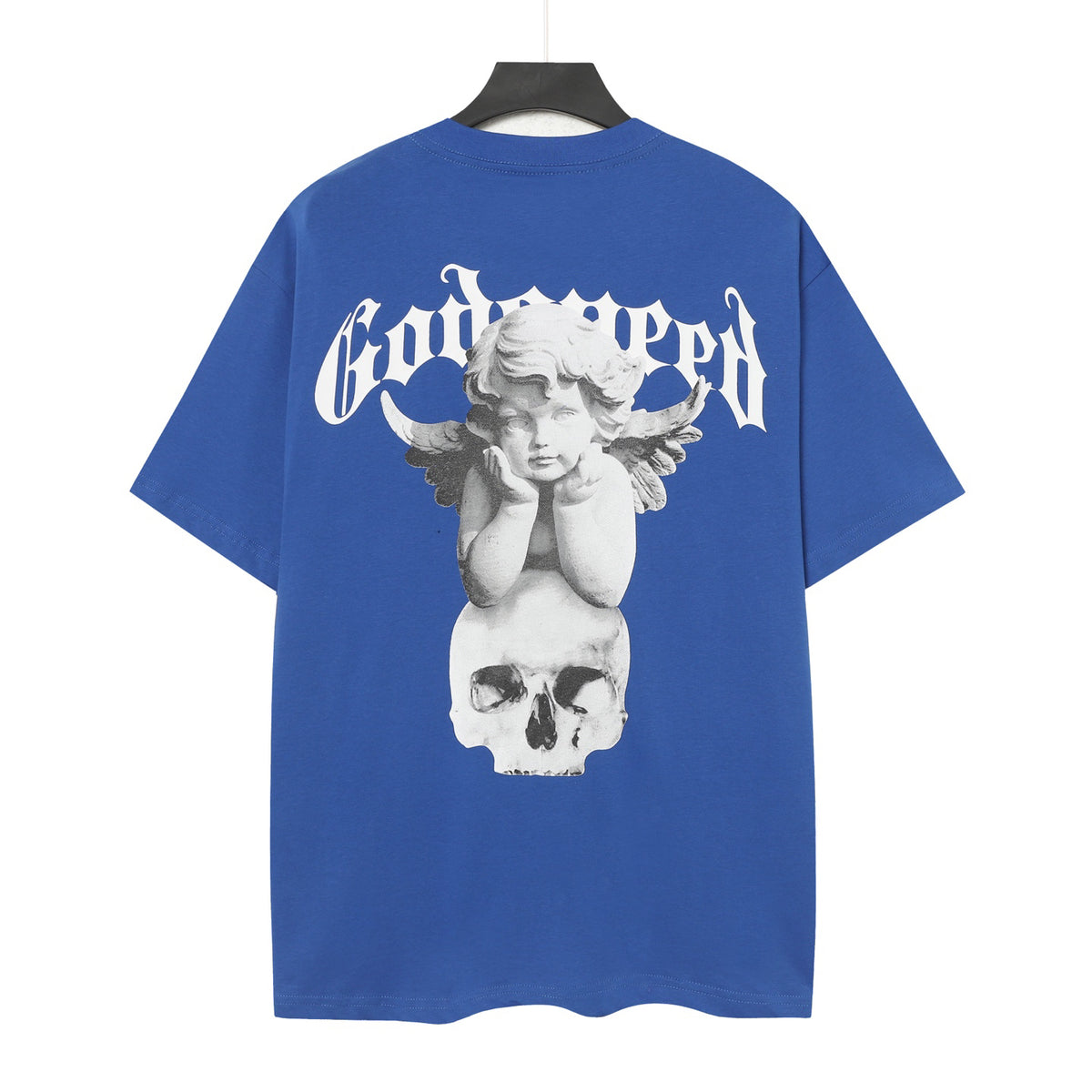 Godspeed Cherub Skull Red Vintage Graphic Tee