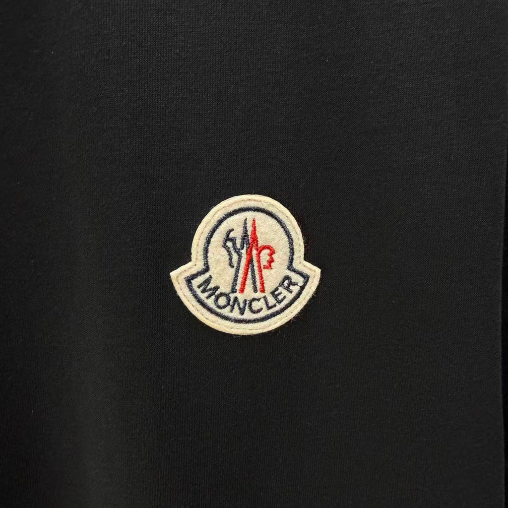 Moncler Classic Badge T-Shirt Black