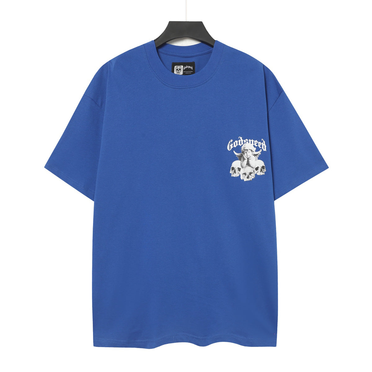 Godspeed Cherub Skull Red Vintage Graphic Tee
