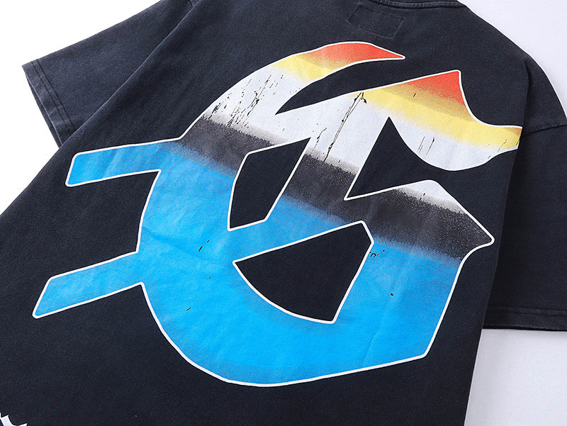 Godspeed Android Earth View Short‑Sleeve T‑Shirt (Black)