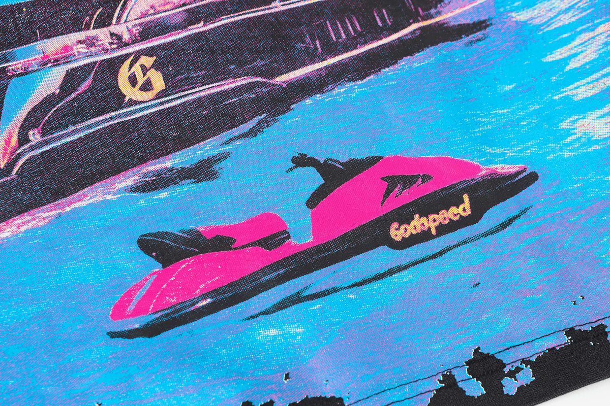 Godspeed Miami Yacht Vintage Graphic Tee