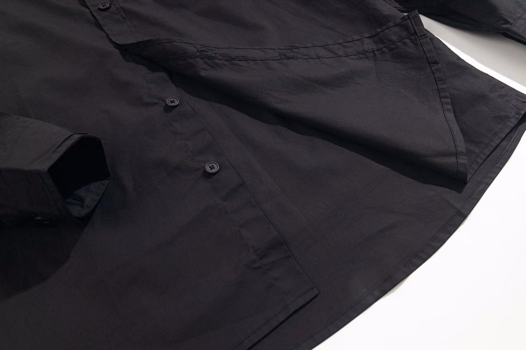 NY Yankees Embroidered NY Oxford Button-Down Shirt - Black