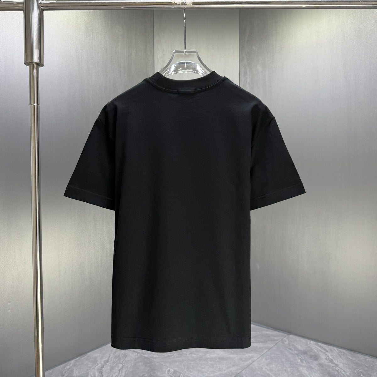 Moncler Script Logo T-Shirt Black