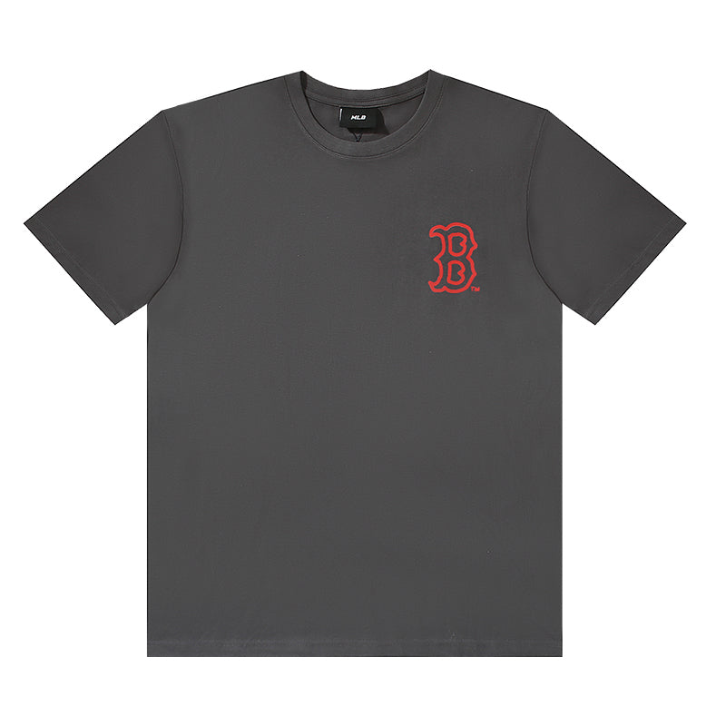 MLB Hand‑Drawn Letter Graphic Cotton Short‑Sleeve T‑Shirt