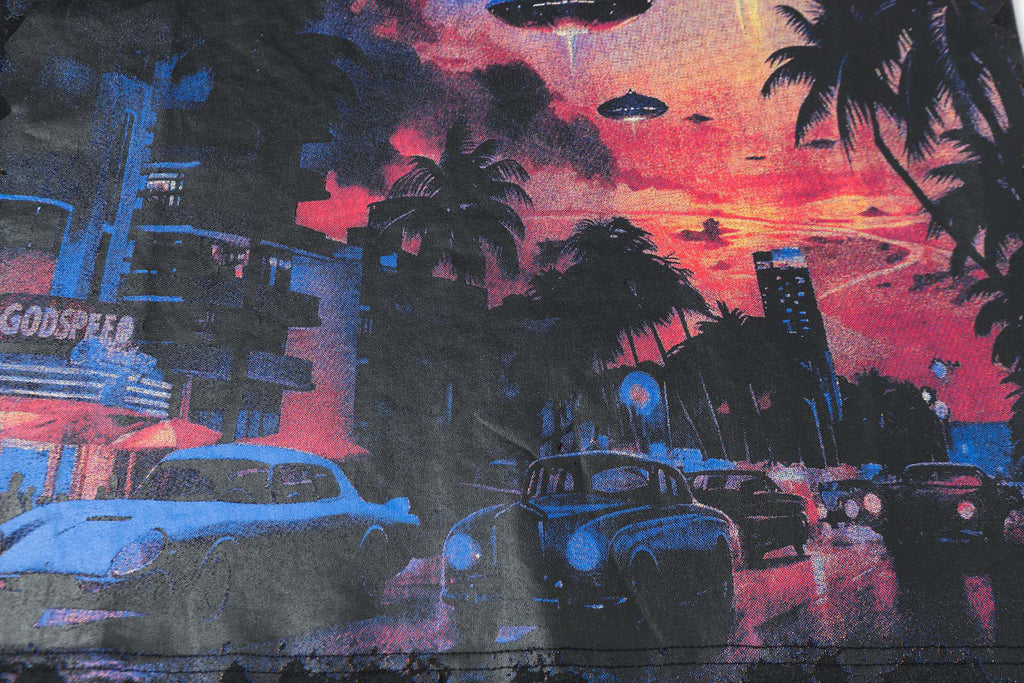 Godspeed UFO Miami Invasion Graphic T‑Shirt