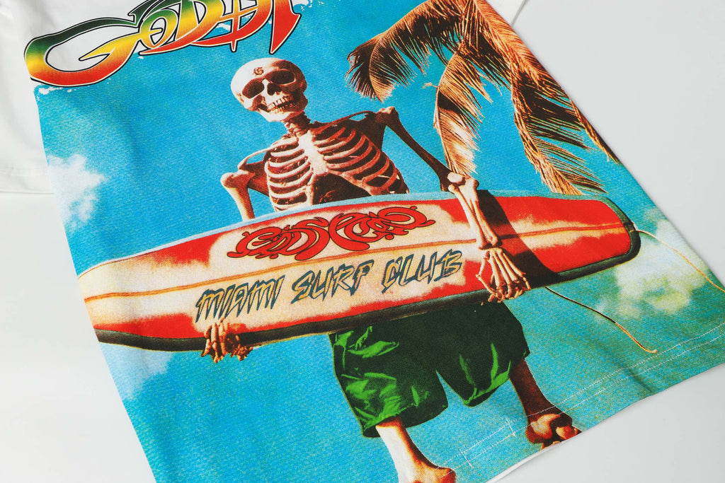 Godspeed Miami Surf Club Skeleton Graphic Tee
