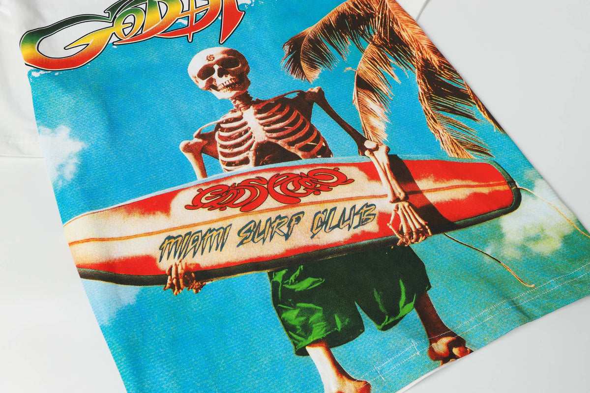 Godspeed Miami Surf Club Skeleton Graphic Tee