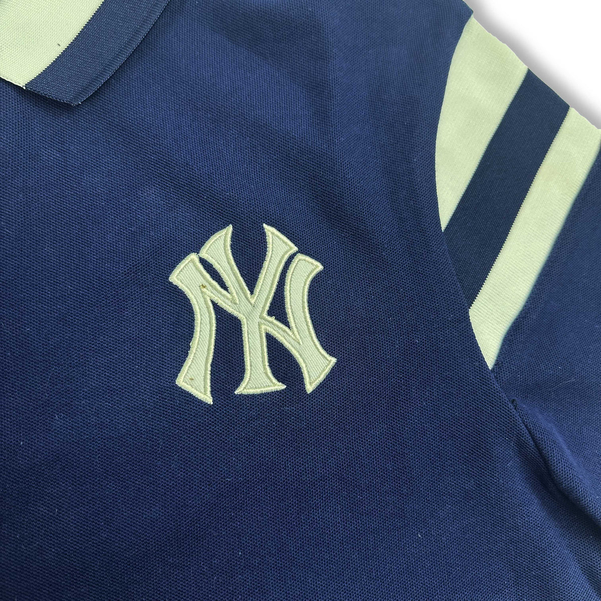 NY Yankees Athletic Stripe Polo Shirt
