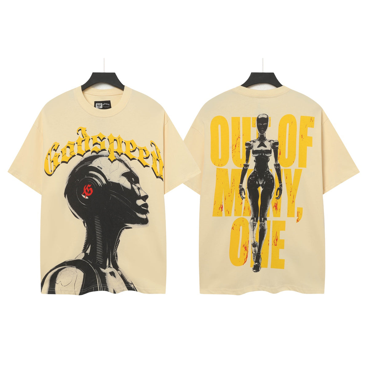 Godspeed Out Of Many, One Cyber Robot Graphic Tee