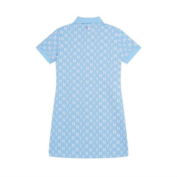 NY Yankees All-Over NY Monogram Polo Dress
