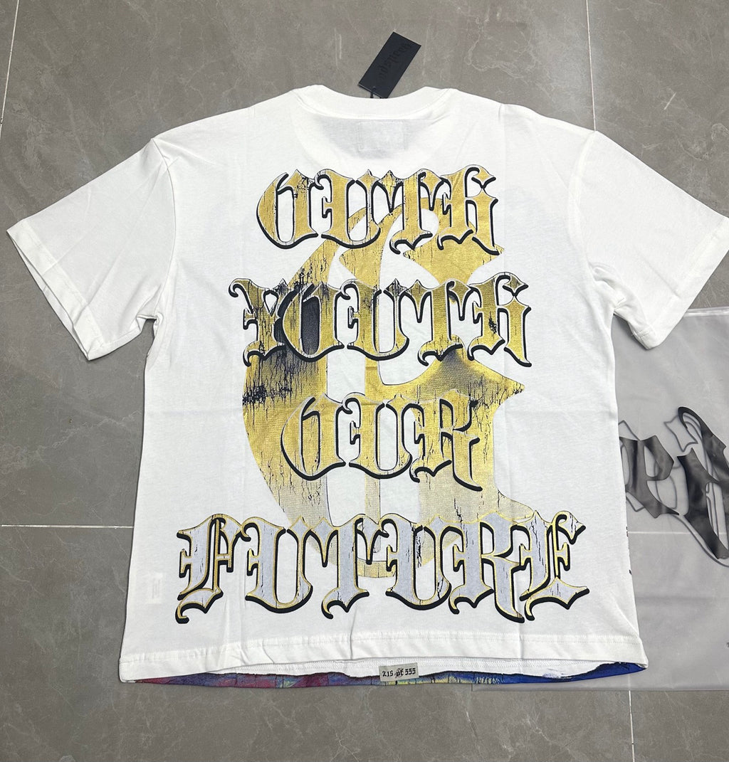 Godspeed Skeleton Jet‑Ski Summer Vintage Short‑Sleeve Tee (White)