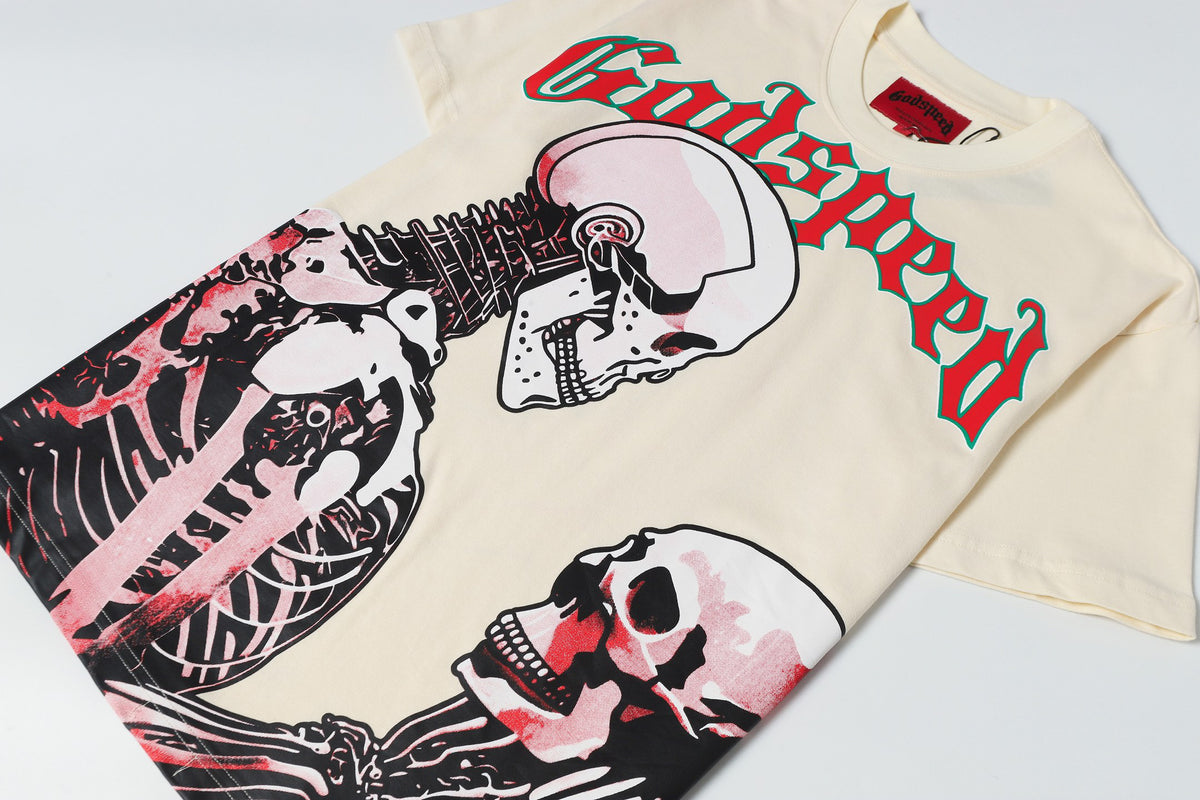 Godspeed Dual Skull Cyborg Confrontation Graphic Tee
