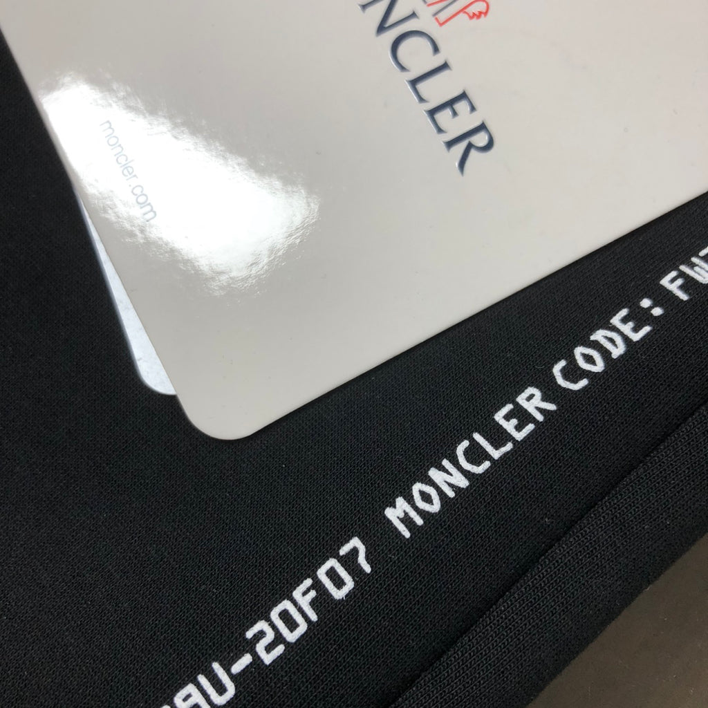 Moncler All-Black Badge Knit Shorts