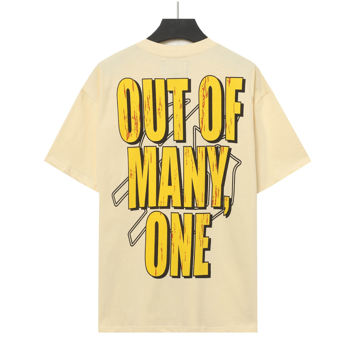 Godspeed Sci‑Fi Robot "Out Of Many, One" Double‑Sided Graphic T‑Shirt