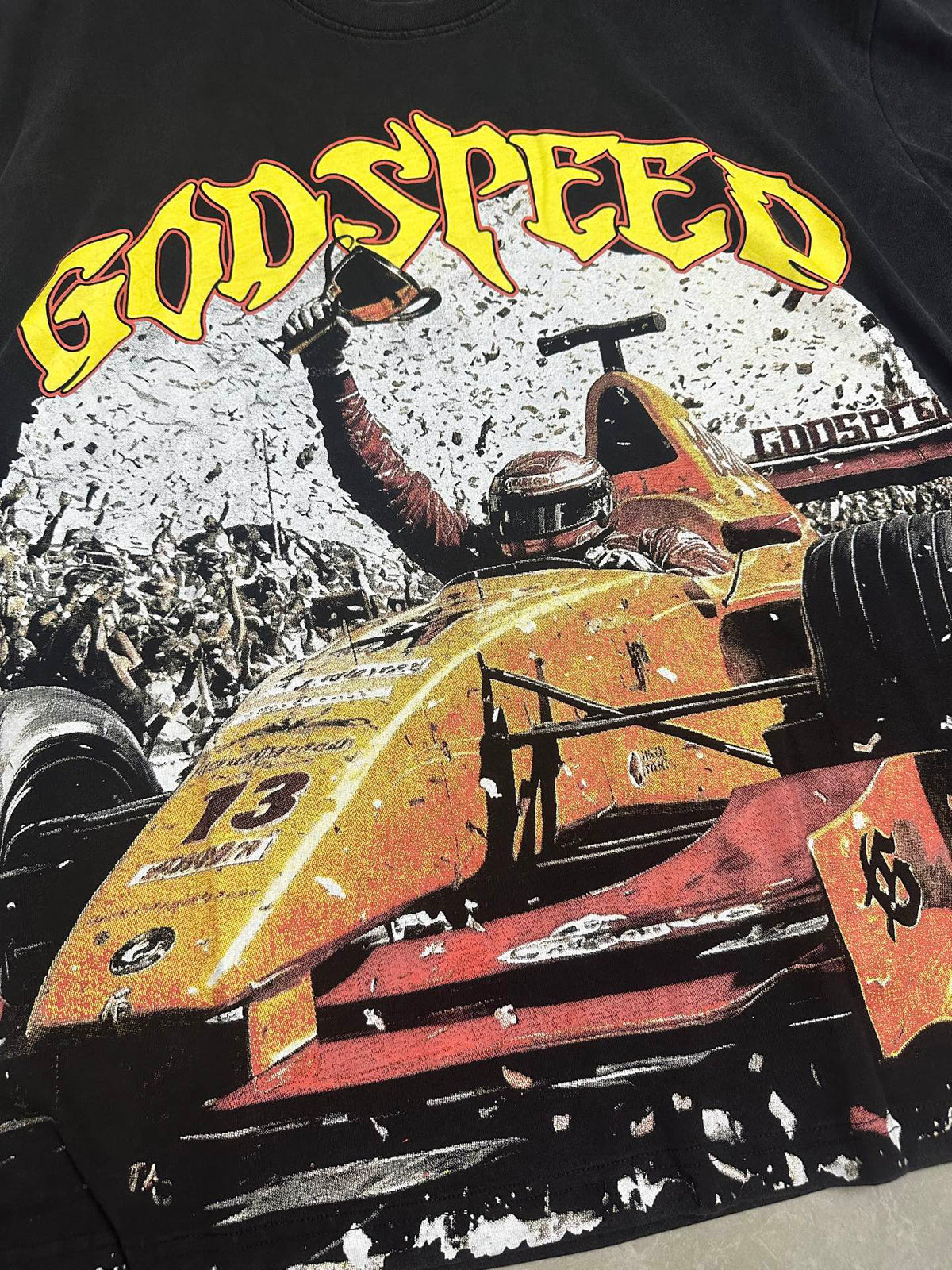 Godspeed Victory Lap Short Sleeve Tee (Washed Black)