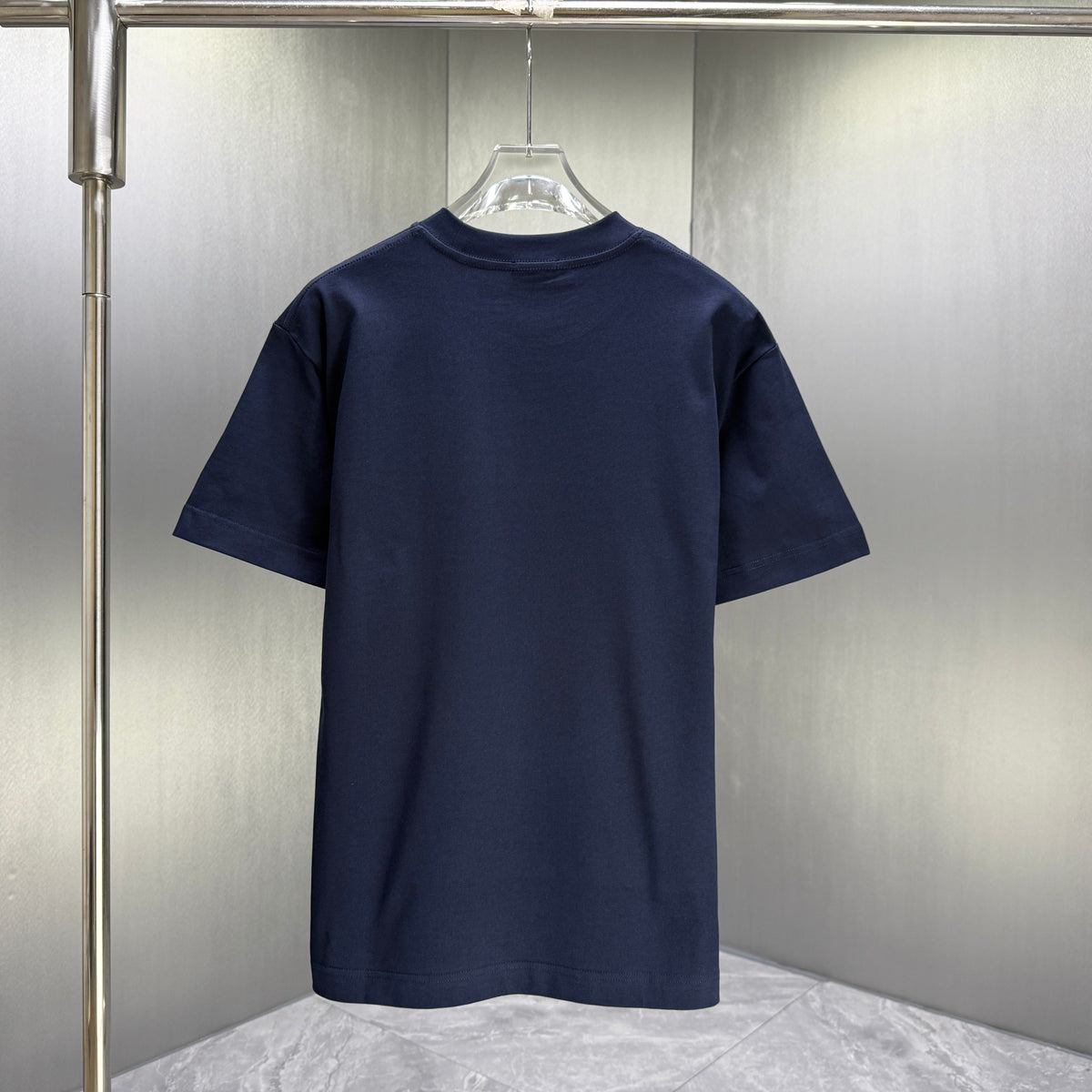 Moncler Classic Badge T-Shirt Navy