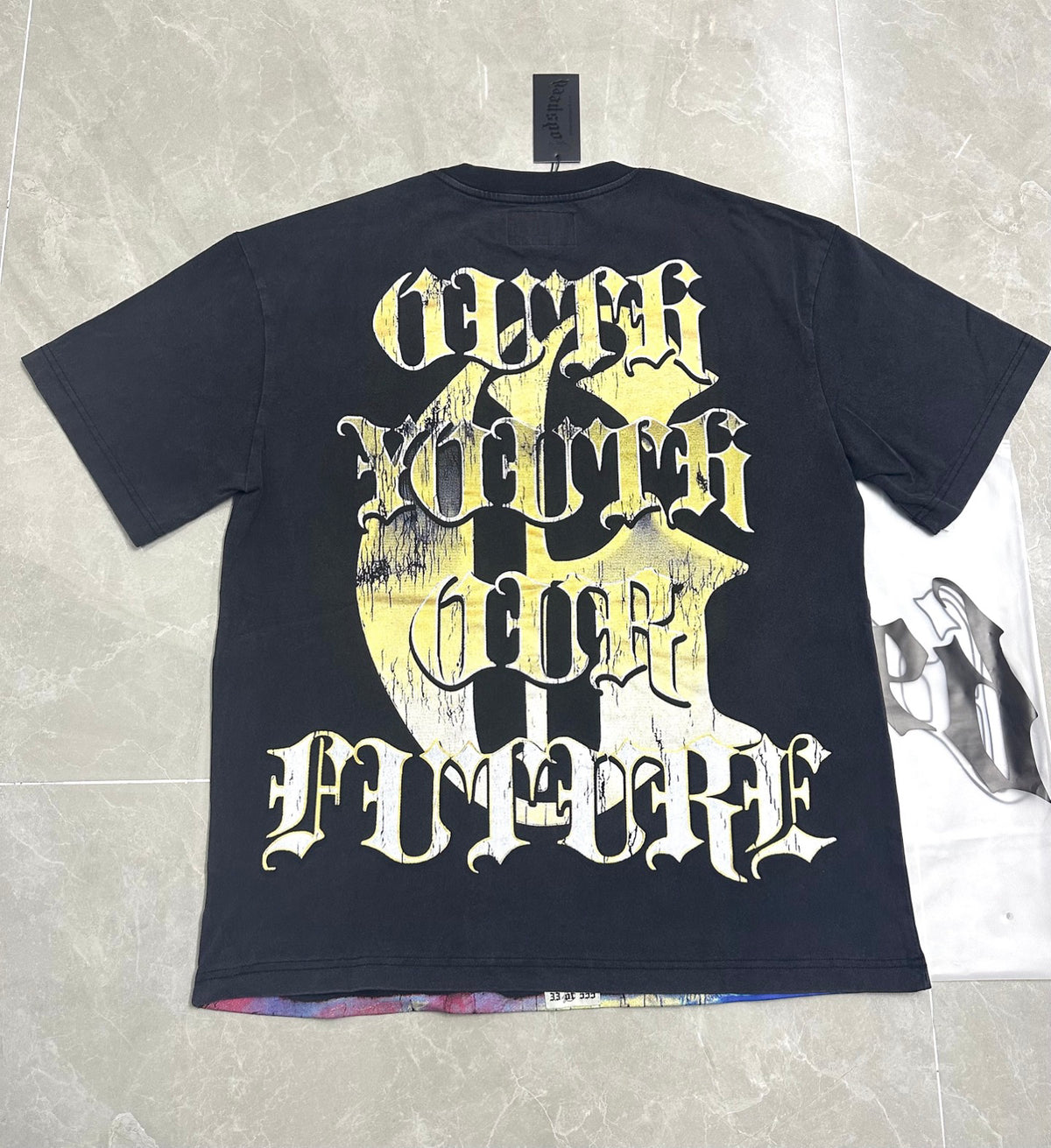 Godspeed Skeleton Jet‑Ski Summer Vintage Short‑Sleeve Tee (Washed Black)