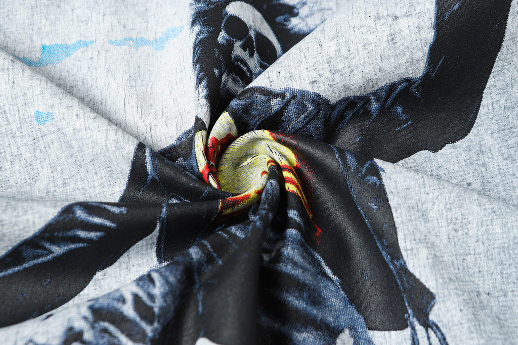 Godspeed Mountain Rock Skeleton Short‑Sleeve T‑Shirt (Black)