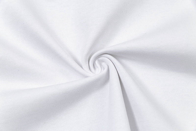 Moncler x Stone Island Collab Logo Graphic Tee White