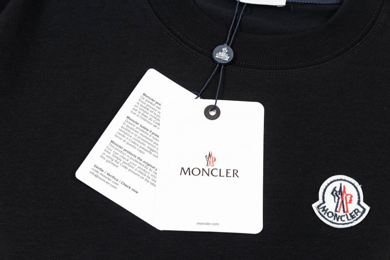 Moncler Badge Logo T-Shirt Black