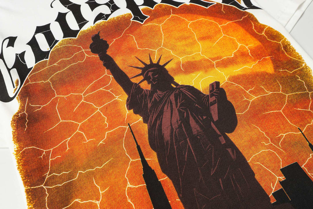 Godspeed E Pluribus Unum Liberty Sunset Graphic Tee