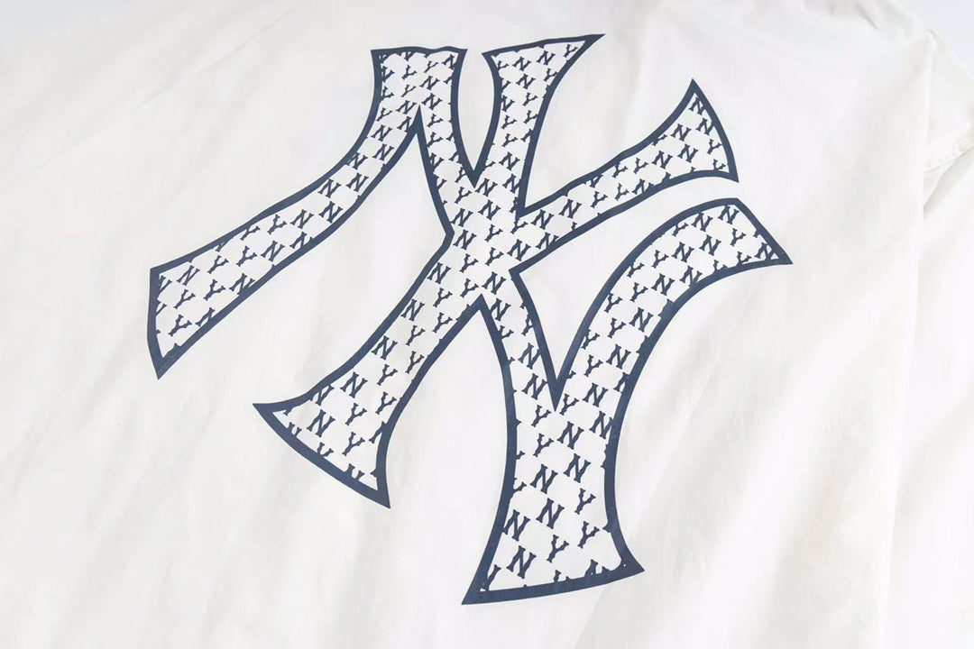 NY Yankees Classic NY Oxford Button-Down Shirt - Cream White
