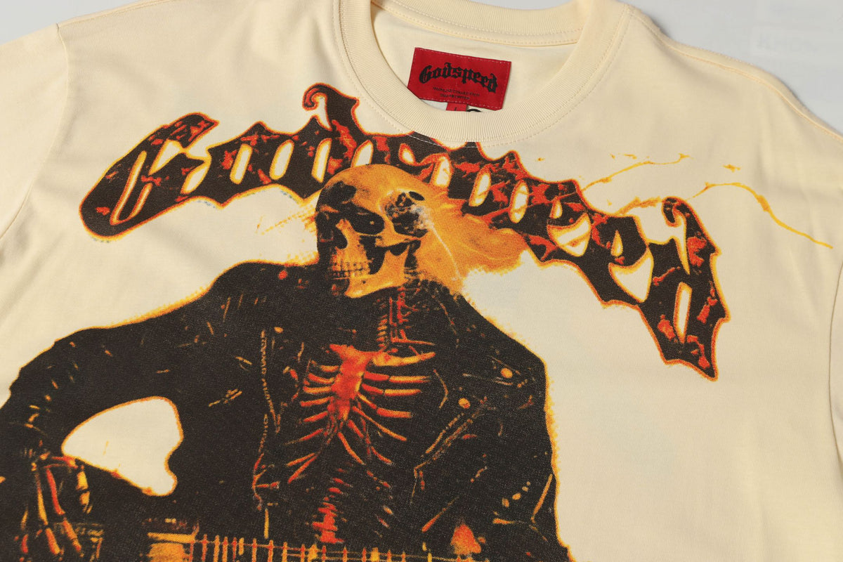 Godspeed Skeleton Guitarist Short‑Sleeve T‑Shirt