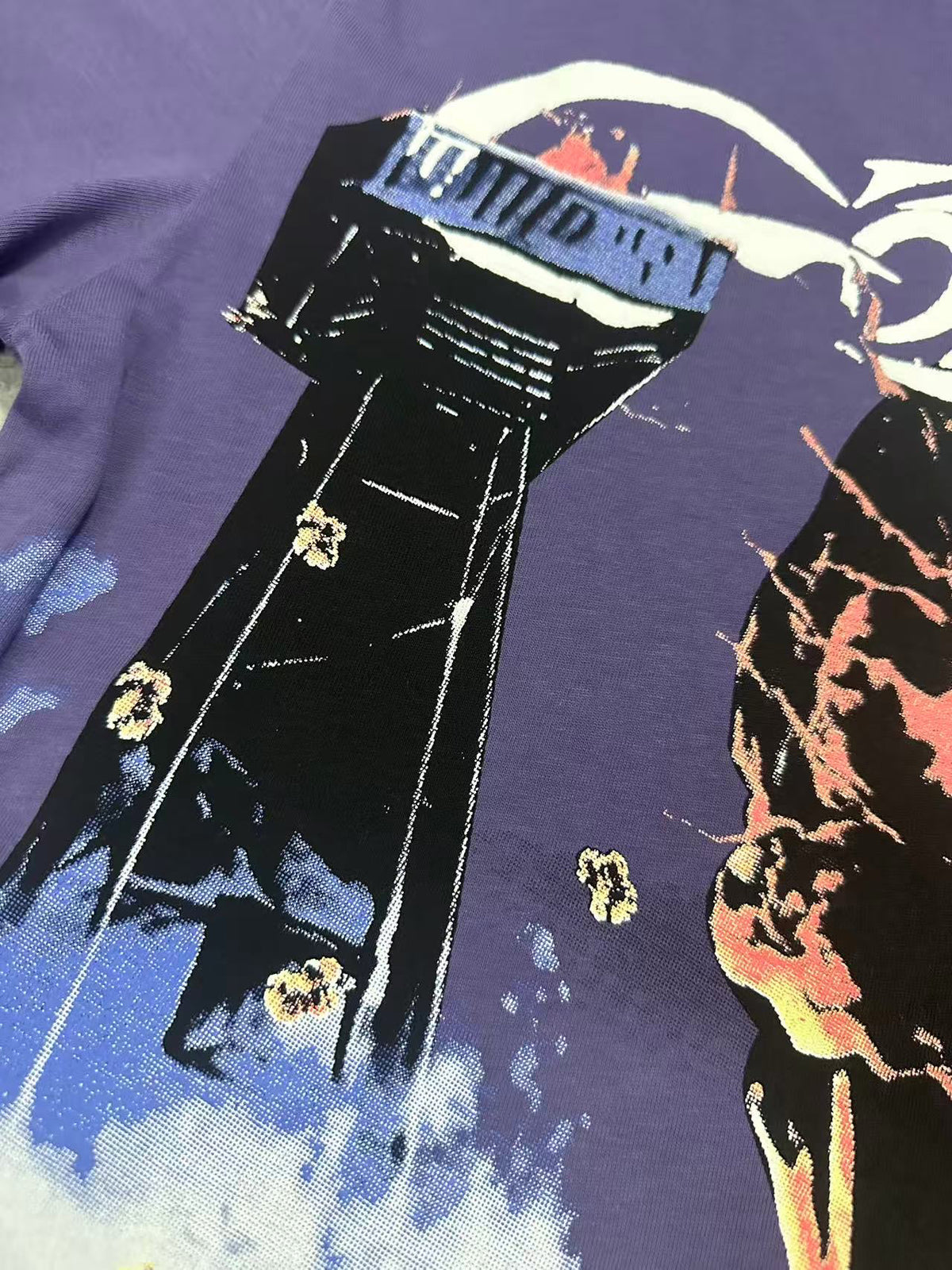 Godspeed Drive-In Horror Skull Vintage Graphic Tee