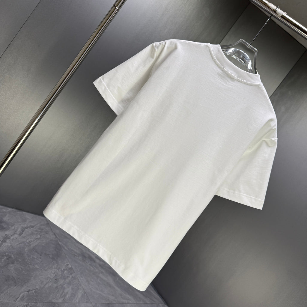 Moncler Double Badge T-Shirt White