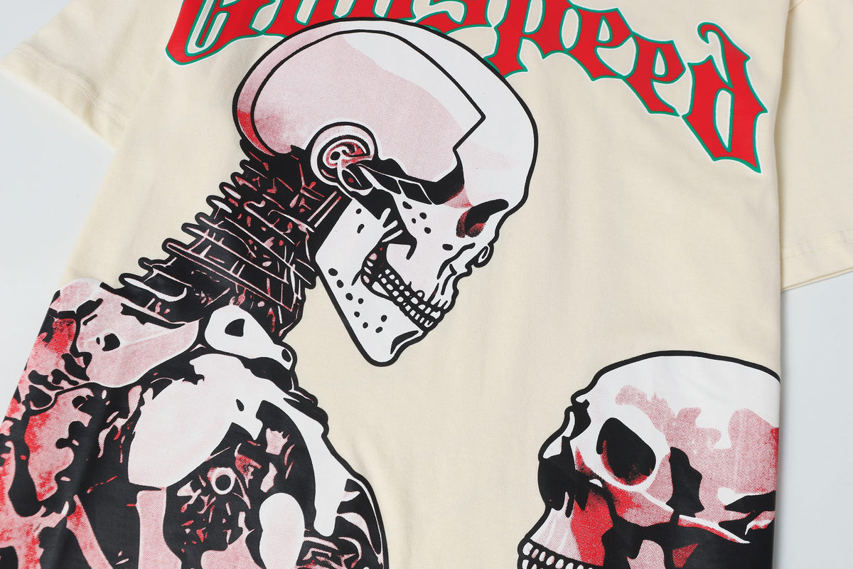 Godspeed Dual Skull Cyborg Confrontation Graphic Tee