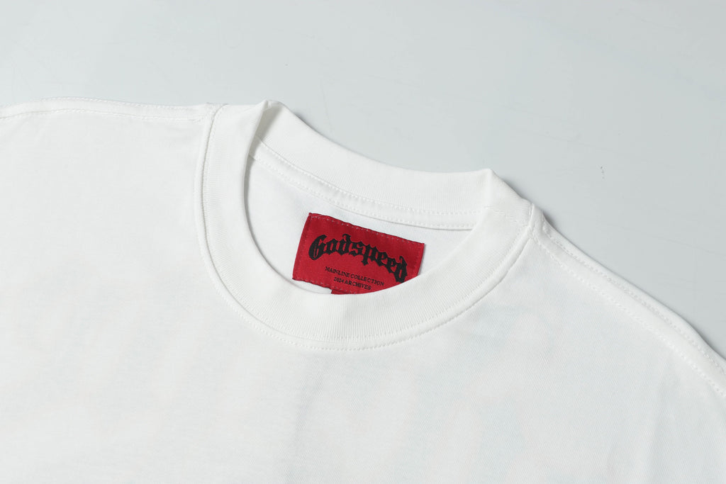 Godspeed Balaclava Skull Double‑Sided Vintage Short‑Sleeve Tee