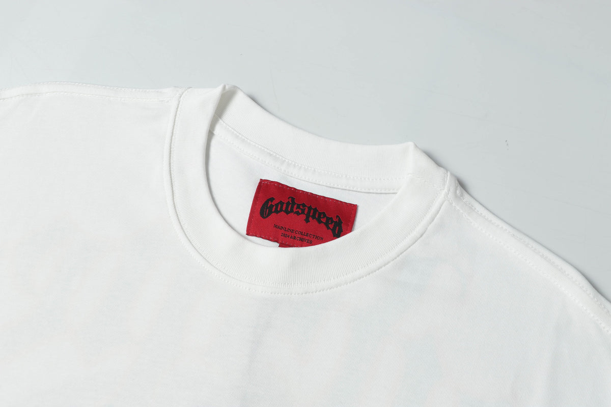 Godspeed Balaclava Skull Double‑Sided Vintage Short‑Sleeve Tee