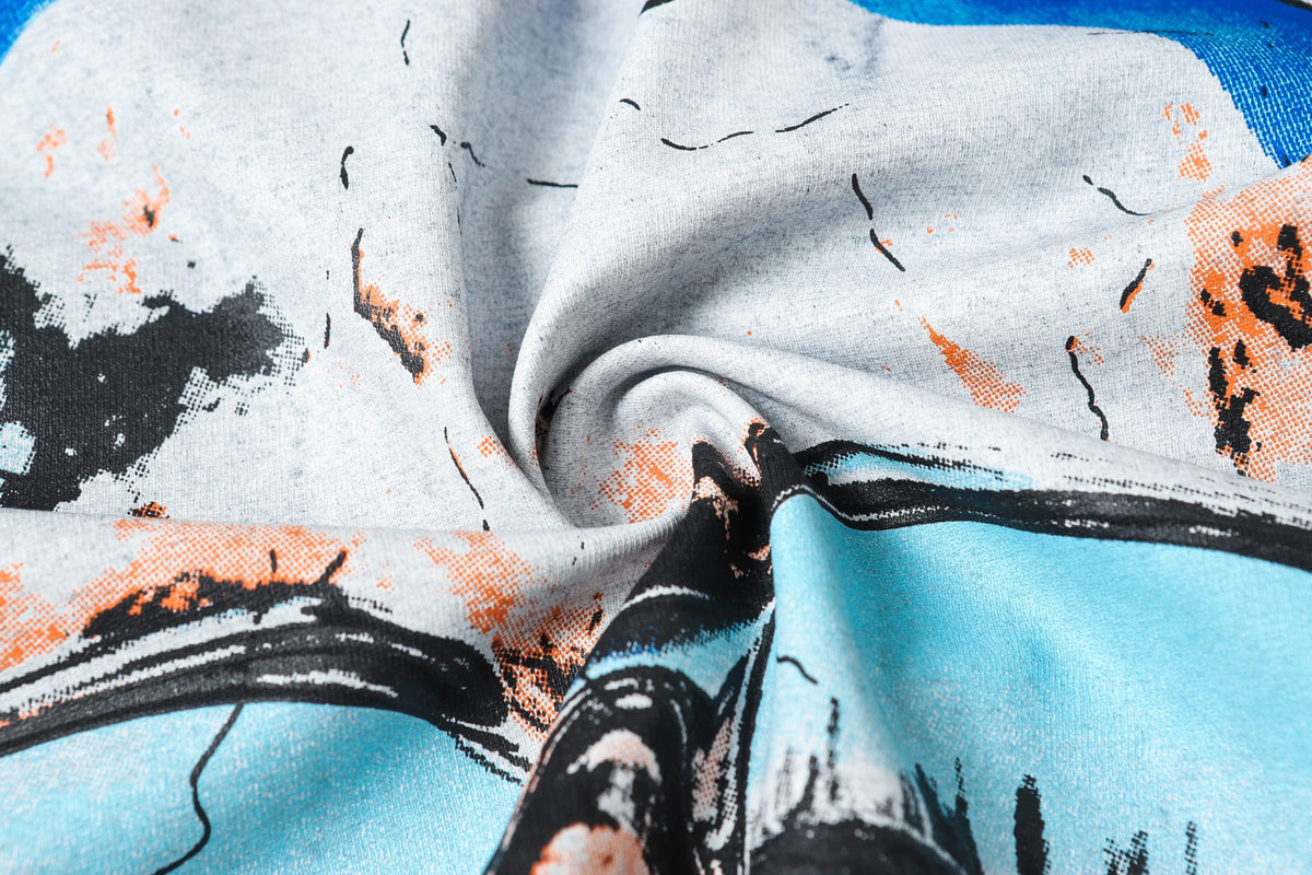 Godspeed Skull Graphic Vintage Washed Tee