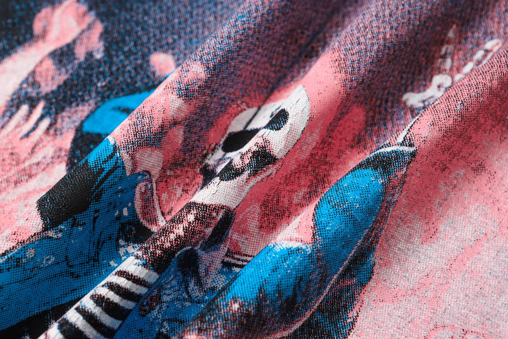 Godspeed Mosh Pit Skull Vintage Washed Graphic Tee