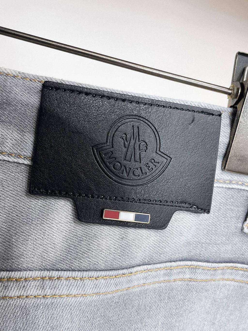 Moncler Slim‑Fit Washed Denim Jeans