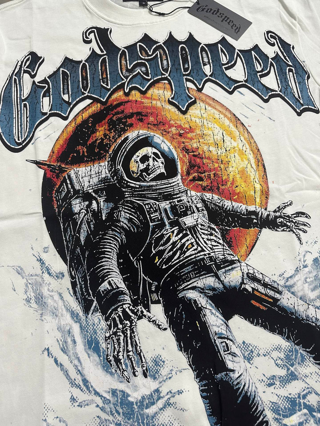 Godspeed Dead Space Astronaut Short Sleeve Tee (Vintage White)