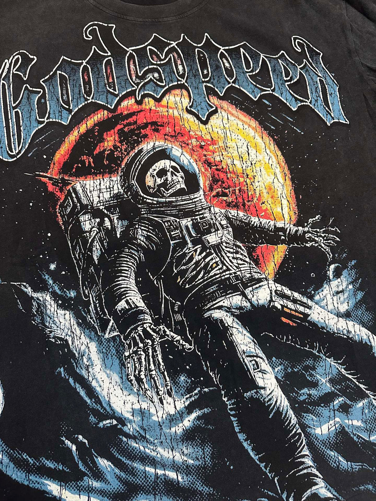Godspeed Dead Space Astronaut Short Sleeve Tee (Washed Black)