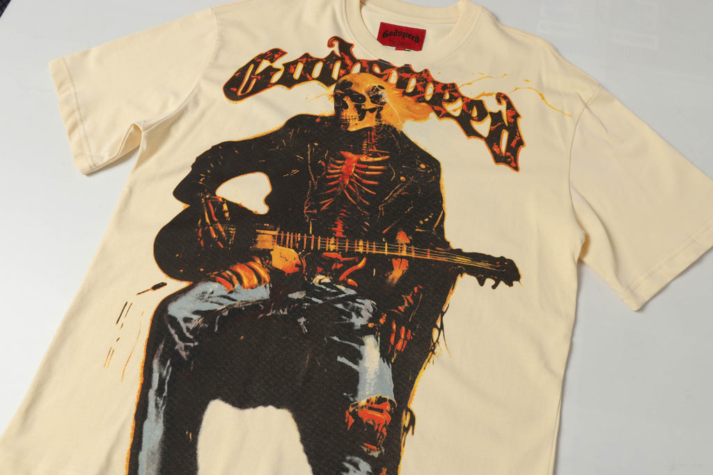 Godspeed Skeleton Guitarist Short‑Sleeve T‑Shirt