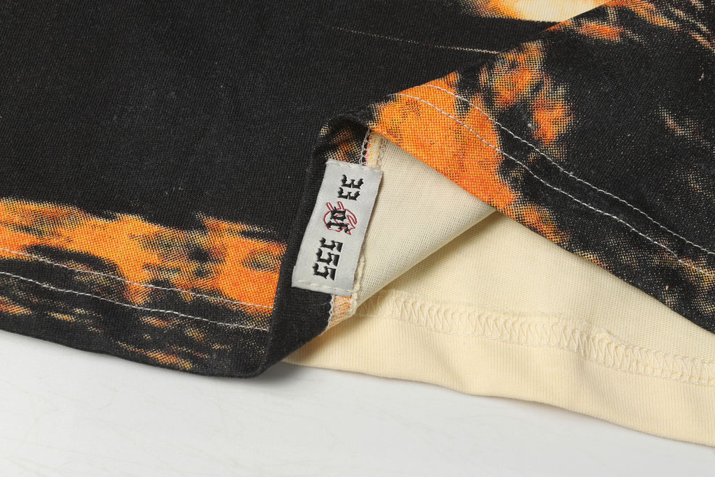 Godspeed Sunset Supercar Racing Short‑Sleeve T‑Shirt (Cream)