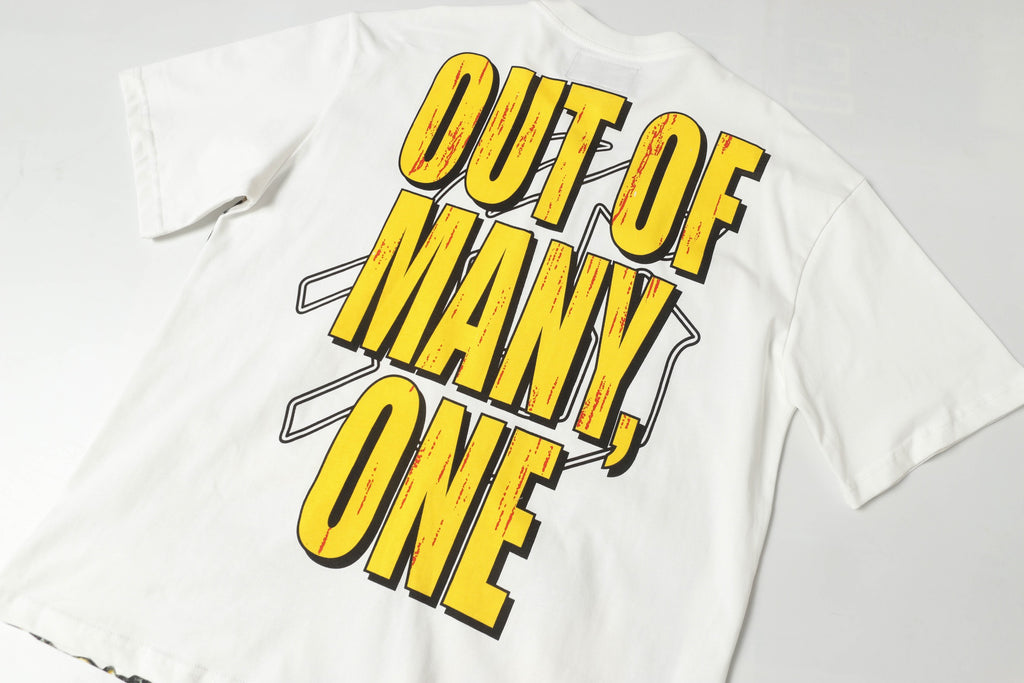 Godspeed Sci‑Fi Robot "Out Of Many, One" Double‑Sided Graphic T‑Shirt