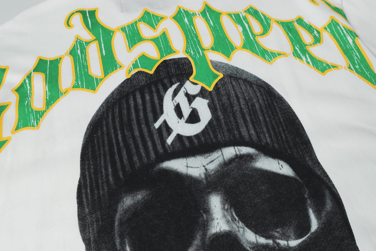 Godspeed Balaclava Skull Double‑Sided Vintage Short‑Sleeve Tee