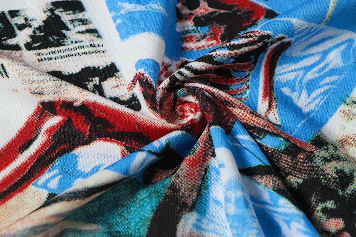 **Godspeed Beach‑Skeleton Vacation Vintage Short‑Sleeve Tee (White)**