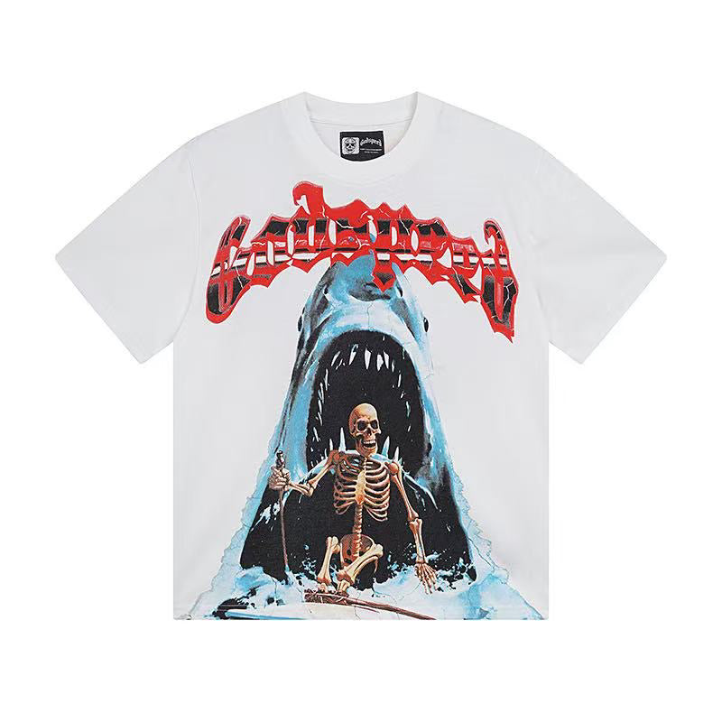 Godspeed Shark Skeleton Sun‑Eye Short‑Sleeve T‑Shirt